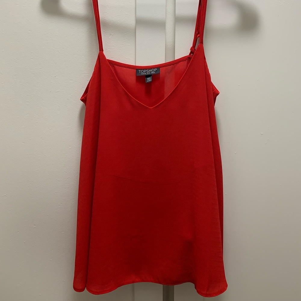 TopShop Red Cami Tank